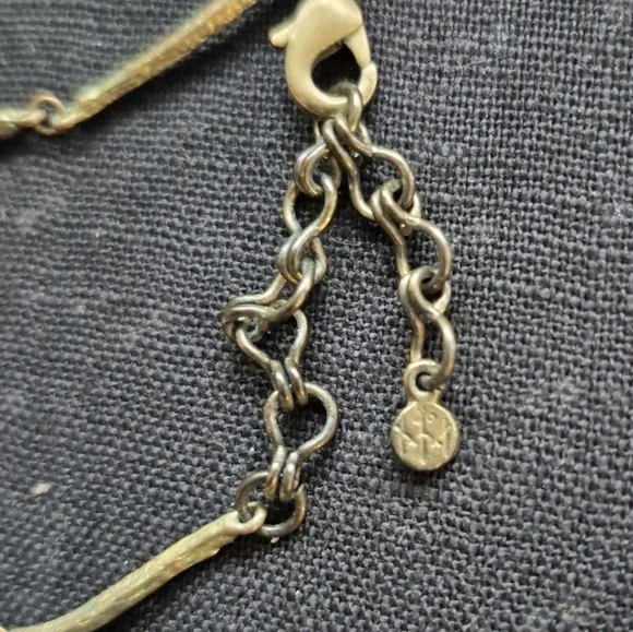 Michael Michaud Botanical Sage Necklace Cast Bronze